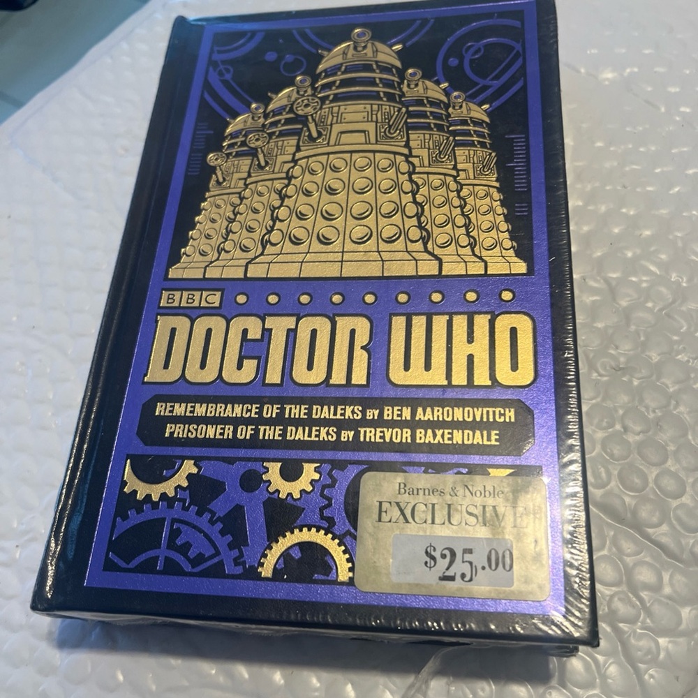 BBC Doctor Who Dalek Barnes and Noble Leather Bound Ed sealed new
